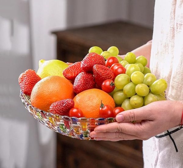 Glass Fruit and Dessert Bowl Set