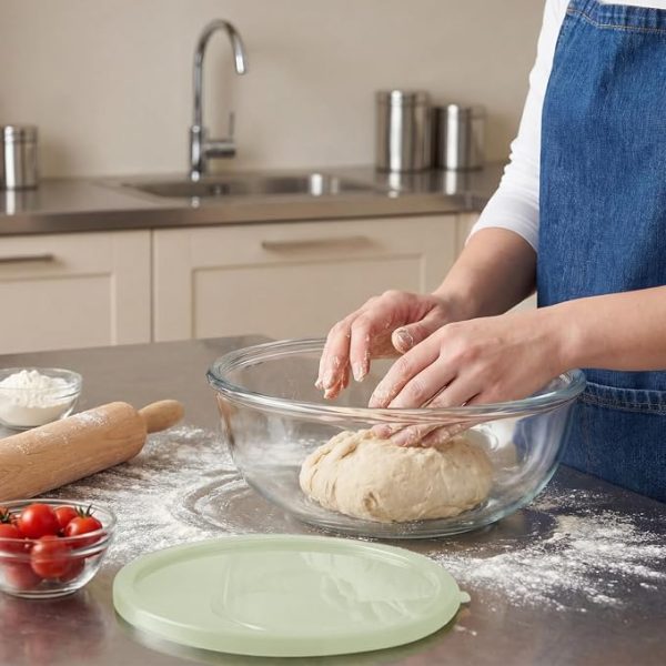 Large Glass Mixing and Storage Bowl